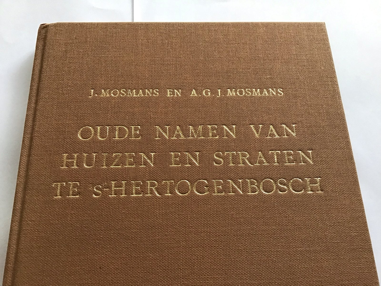 Oude Namen Huizen en Straten 's-Hertogenbosch 1973, Ophalen of Verzenden, 20e eeuw of later, Gelezen