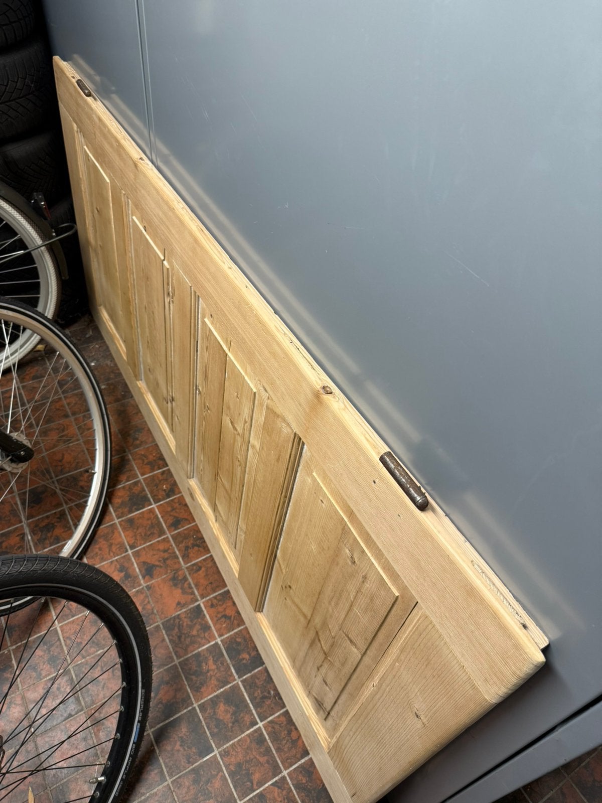Oude houten deur, 4 panelen gratis af te halen, Ophalen, Gebruikt, 80 tot 100 cm, Binnendeur
