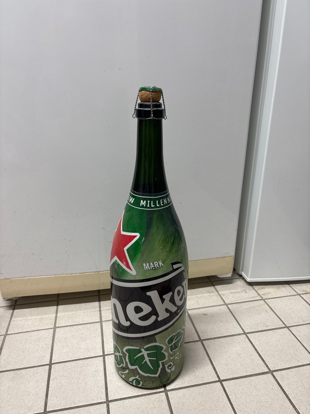 Heineken Millennium Fles 3 Liter - Ongeopend, Ophalen, Nieuw