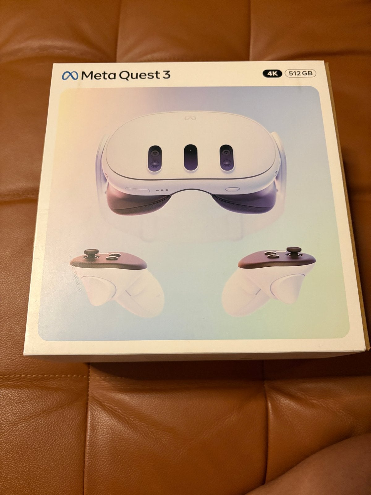 Meta Quest 3 512GB VR-bril met controllers en case, Spelcomputers en Games, Ophalen of Verzenden, Zo goed als nieuw, VR-bril, Overige platformen