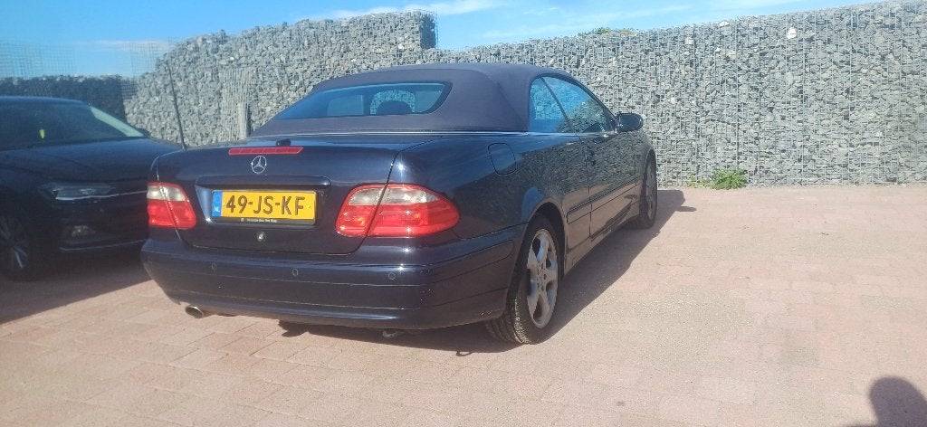 Mercedes-Benz CLK 2.0 Clk200 Komp Cabrio Final AUT 2002, Automaat, Achterwielaandrijving, Zwart, 4 cilinders