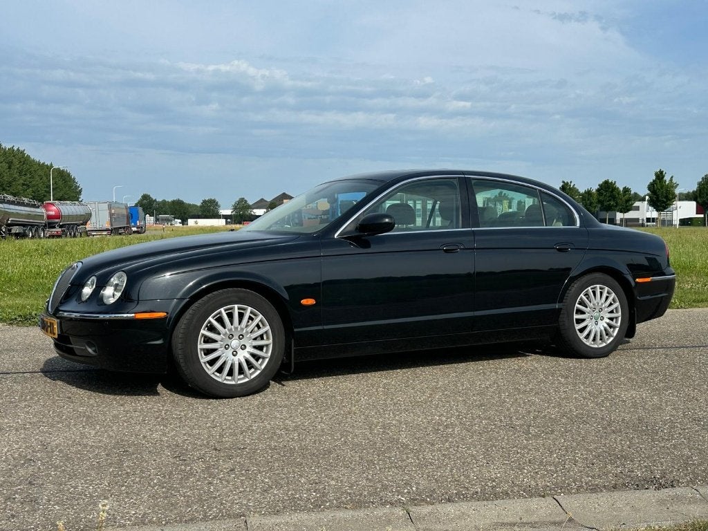 Jaguar S-Type 3.0 V6 Sport AUT 2004 Zwart, Automaat, 238 pk, Achterwielaandrijving, Beige