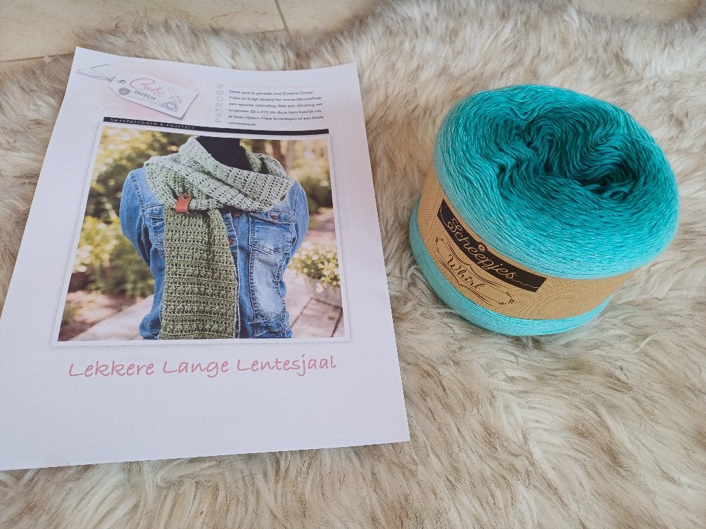 Mooi haakpakket CuteDutch sjaal Scheepjes Whirl haken wol, Hobby en Vrije tijd, Breien en Haken, Nieuw, Haken, Wol of Garen, Ophalen of Verzenden
