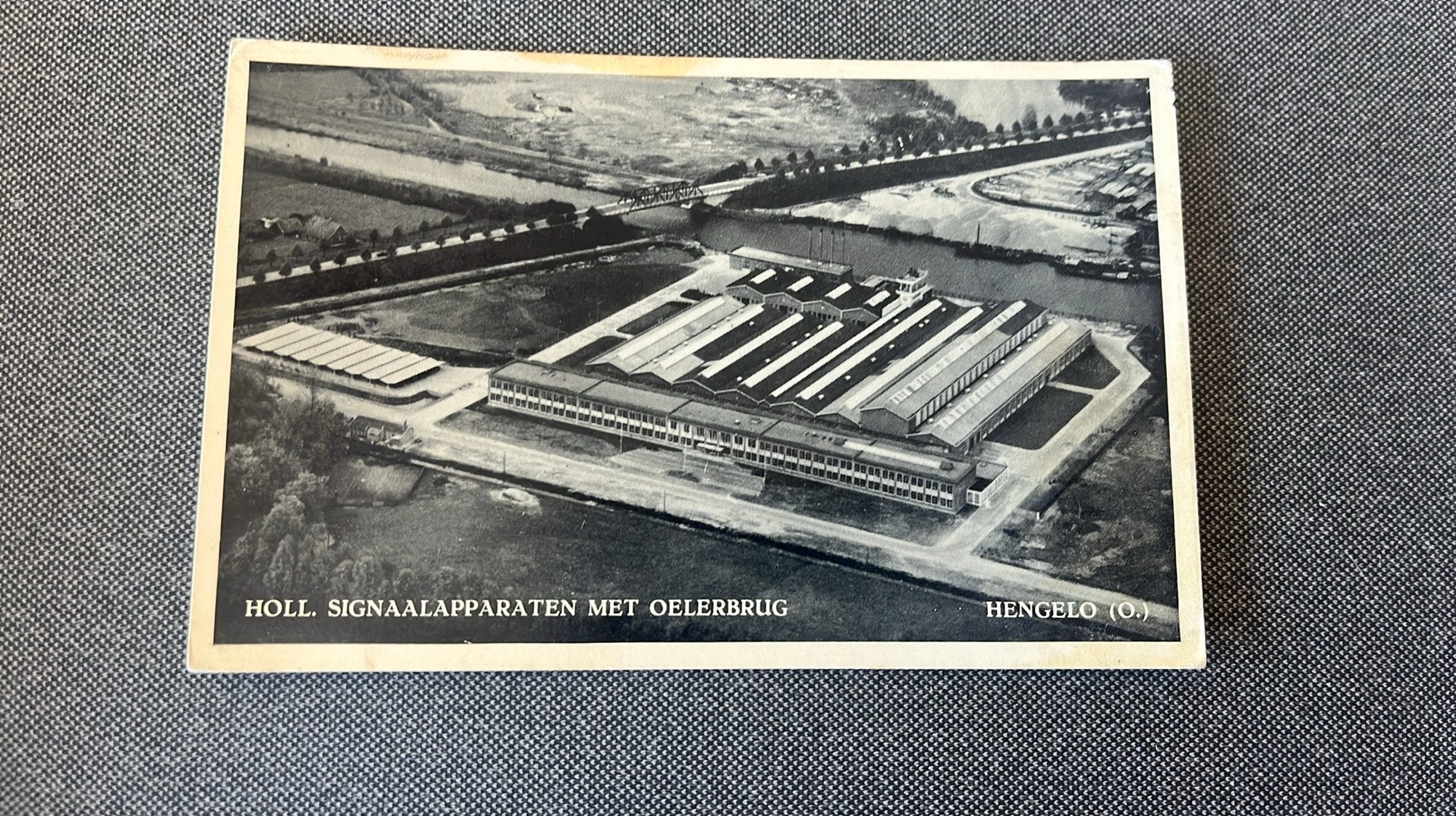 Hengelo Fabriek Holl. Signaalapparaten met Oerlerbrug, Ophalen of Verzenden, 1920 tot 1940, Ongelopen, Overijssel