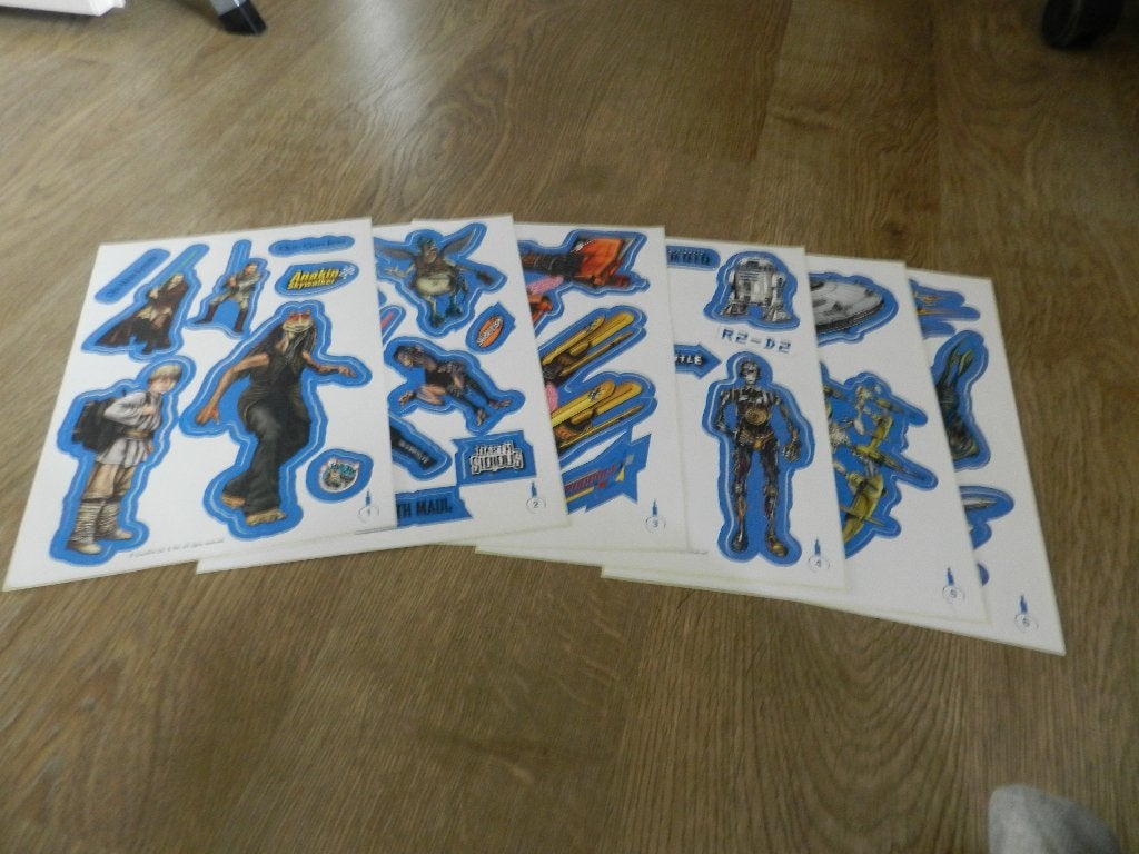 Star Wars Stickers, Verzamelen, Star Wars, Ophalen of Verzenden, Zo goed als nieuw, Boek of Poster