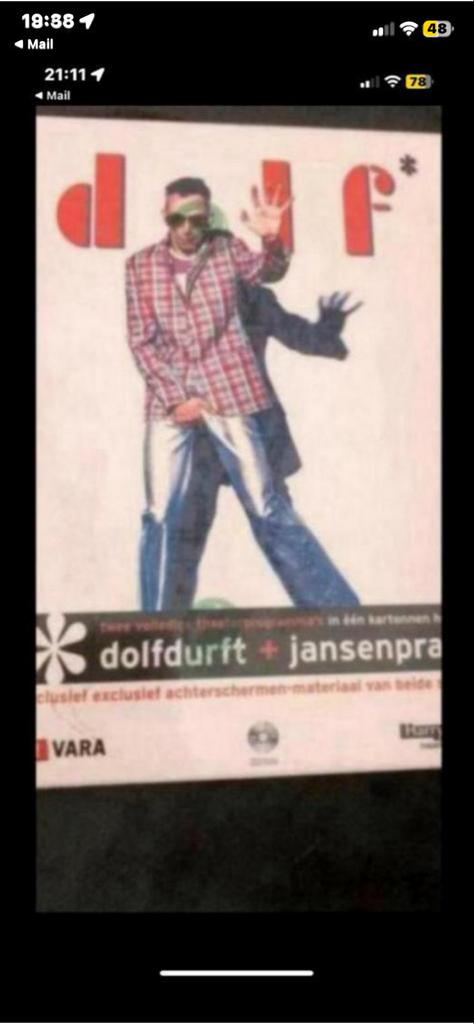 Dolfdurft + Jansenpraat DVD - Cabaret, Alle leeftijden, Ophalen of Verzenden, Gebruikt, Stand-up of Theatershow