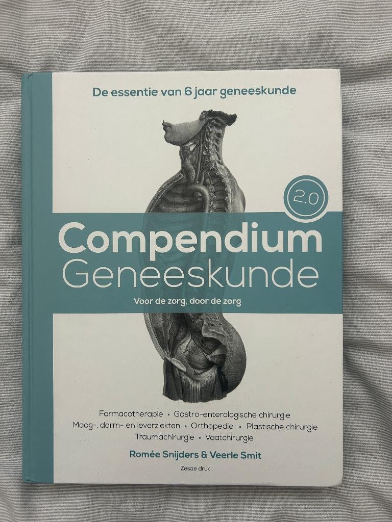 Compendium geneeskunde 2.0 zesde druk, hele serie, Boeken, Ophalen of Verzenden, Beta, Zo goed als nieuw, WO