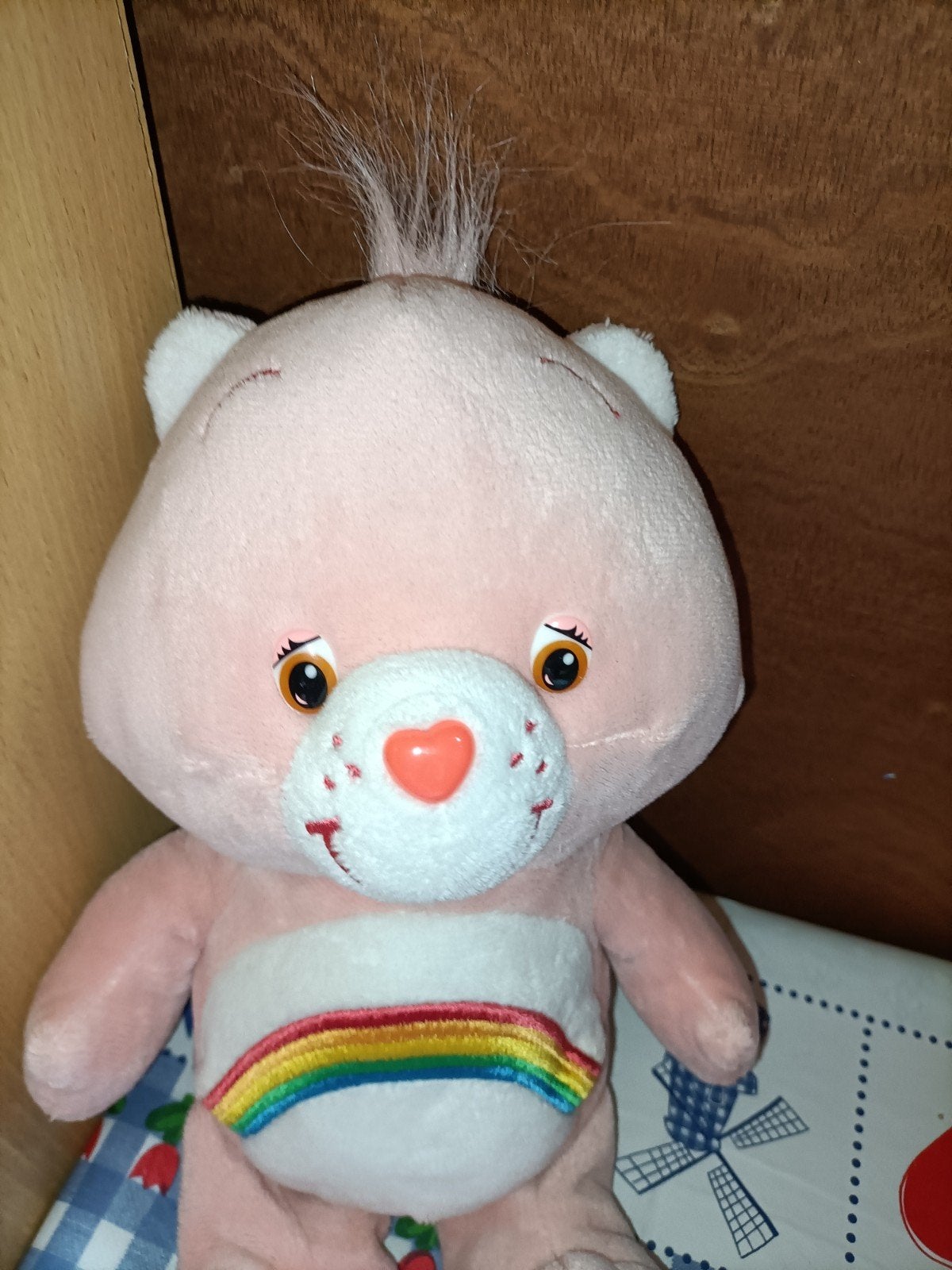 Roze Troetelbeer knuffel 28 cm groot, Ophalen of Verzenden, Zo goed als nieuw, Overige typen