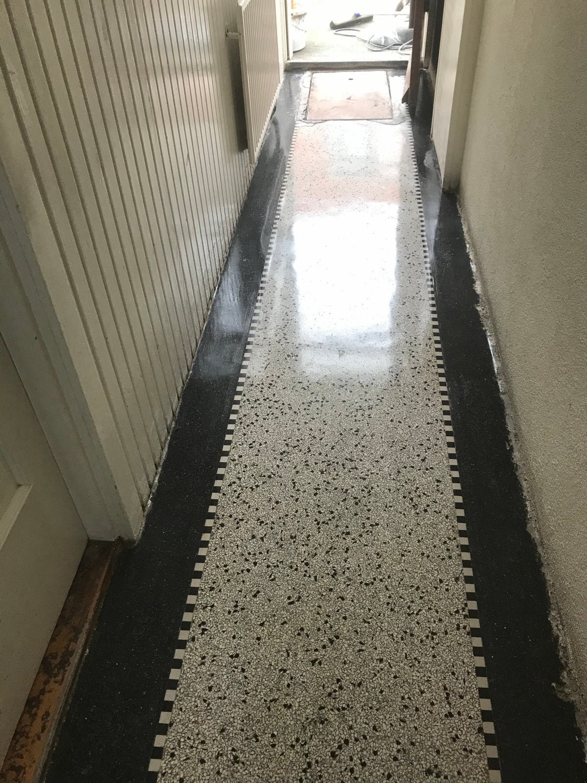Renovatie polijsten terrazzo