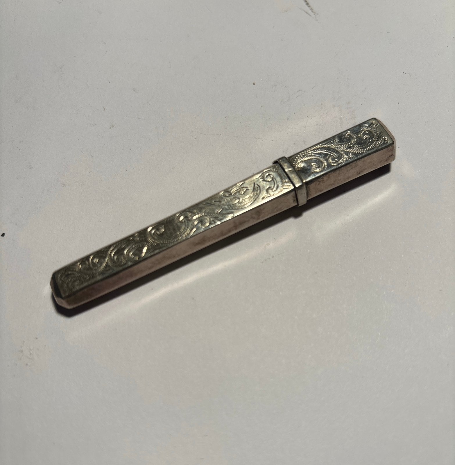 Zilveren naalden koker, Verzenden, Zilver