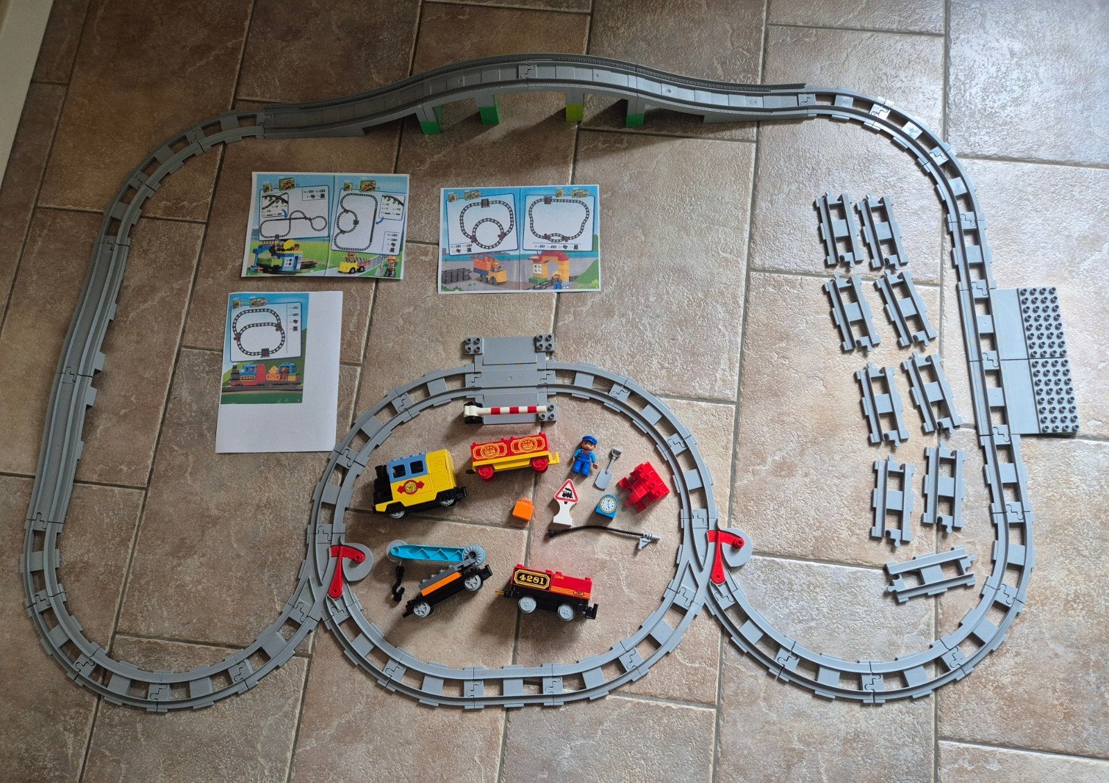 Duplo treinset met vele extra's, Kinderen en Baby's, Ophalen of Verzenden, Duplo