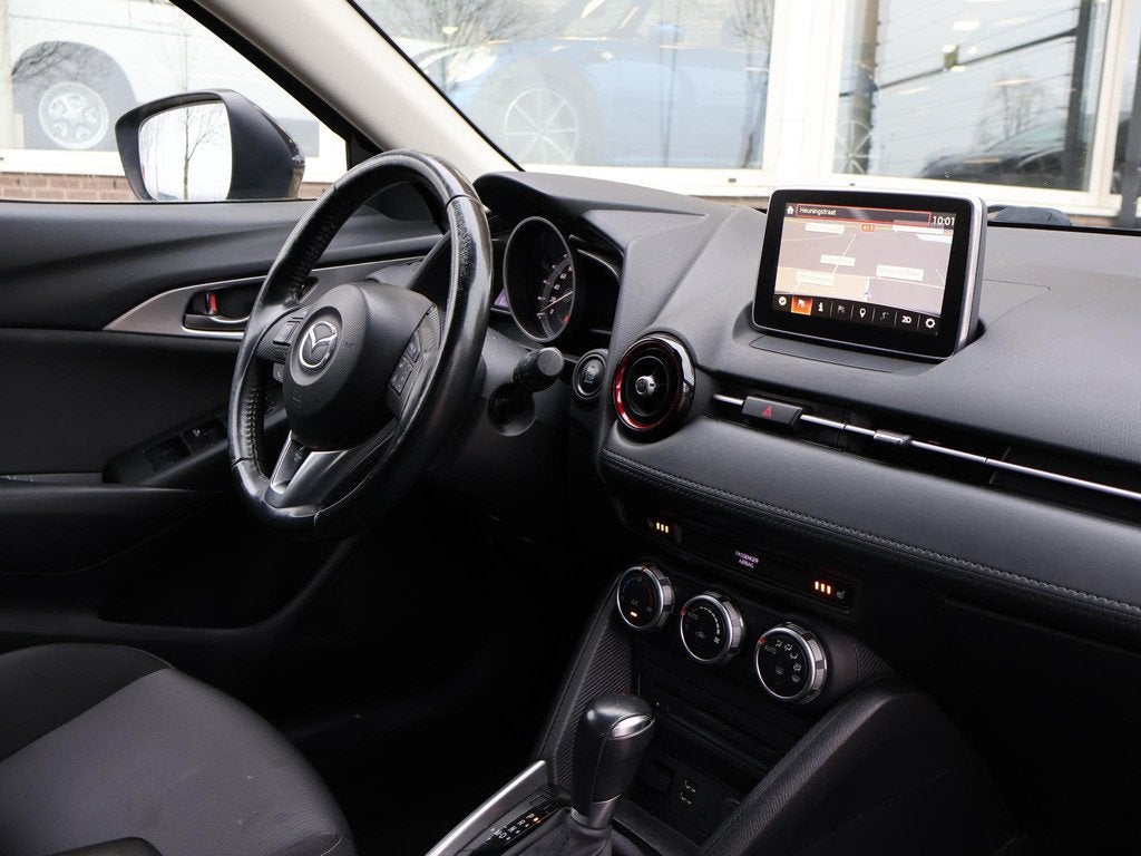 Mazda CX-3 2.0 SKYACTIV-G 120 AUT. + TREKHAAK | STOELVERW. |, Auto's, Mazda, 1998 cc, Stof, 4 cilinders, Blauw
