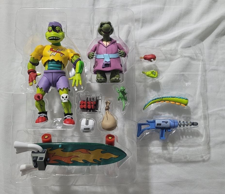 TMNT TOON | MONDO GECKO - Turtles-Turtel Neca, Ophalen of Verzenden, Zo goed als nieuw