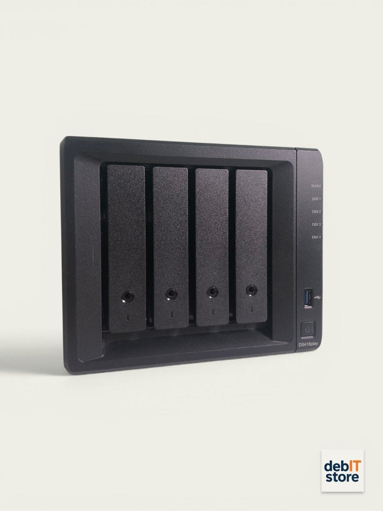 Synology DS418play NAS (8gb ram upgrade) + evt. HDD, Synology, SATA, Info@debitstore.nl, Ophalen of Verzenden