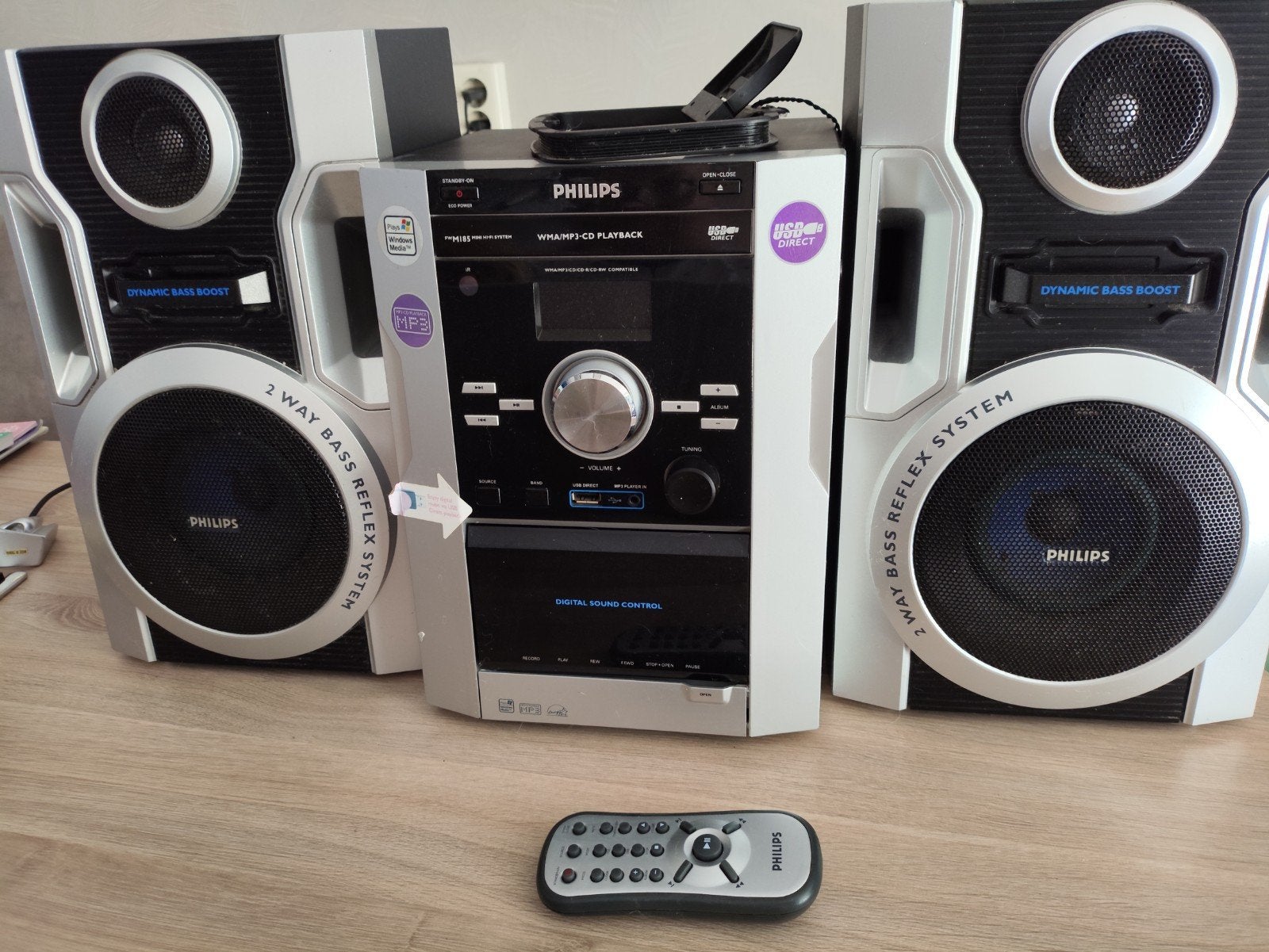 stereo set Philips, Philips, Gebruikt, MP3-aansluiting, Ophalen