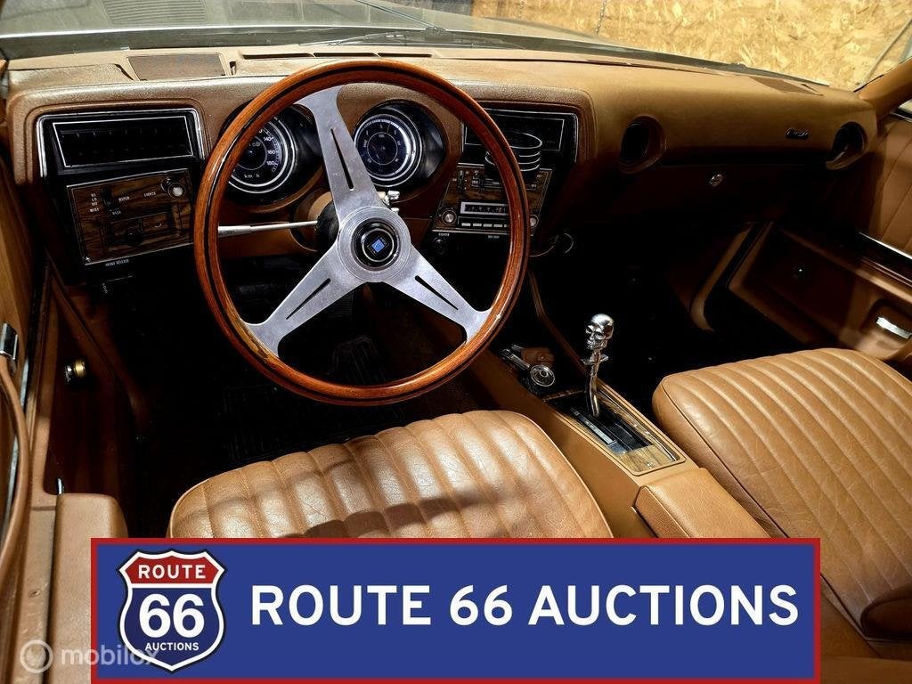 Oldsmobile Cutlass Supreme | 1973 | Route 66 Auctions, Auto's, Oldtimers, Overige carrosserieën, Zwart, Bedrijf, Handgeschakeld