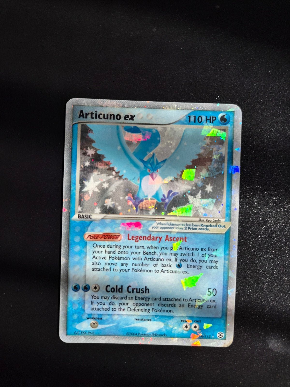 Articuno ex 114/112 Pokemon FireRed Leaf green, Ophalen of Verzenden, Gebruikt, Booster, Foil