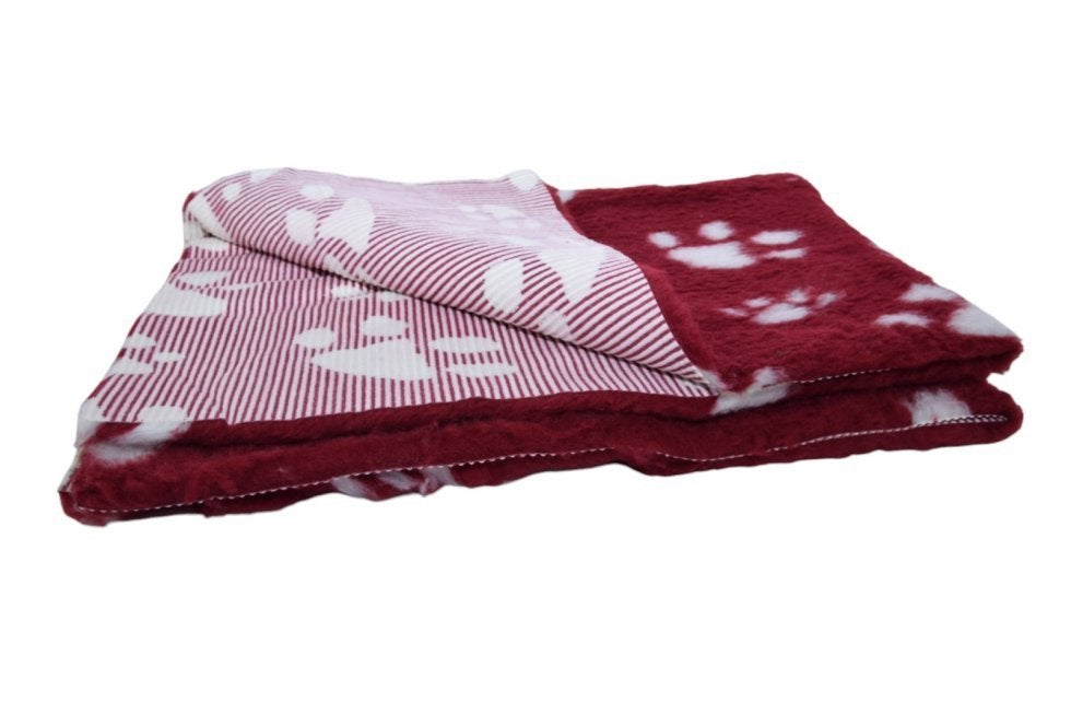 Vetbed Bordeaux rood met witte poot 100x150cm, Dieren en Toebehoren, Ophalen of Verzenden, Nieuw, Overige