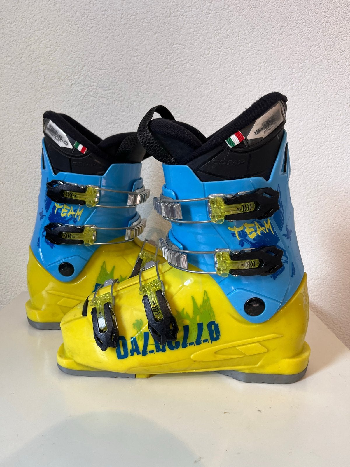Dalbello Skischoenen Maat 39 - Geel/Blauw, Sport en Fitness, Overige merken, Gebruikt, Schoenen, Ophalen of Verzenden