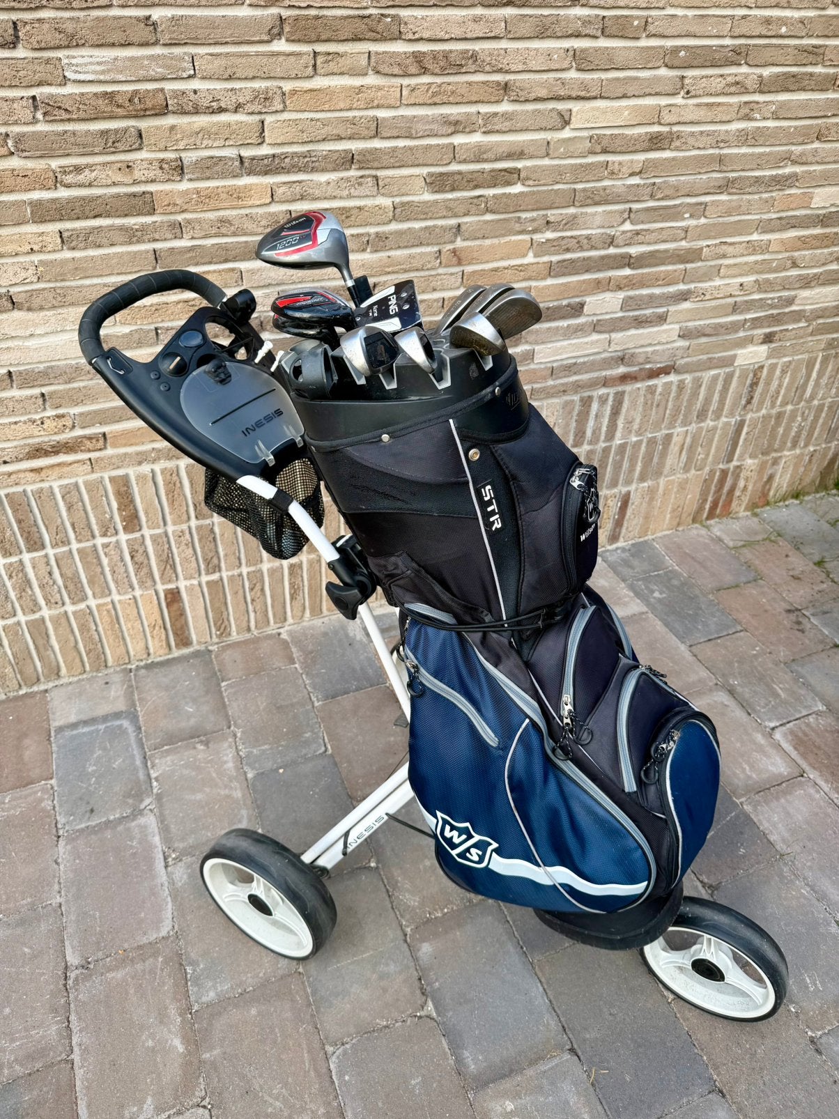 Super Complete Wilson Golfset (PING Putter, Trolley & Acce.), Ophalen, Zo goed als nieuw, Set