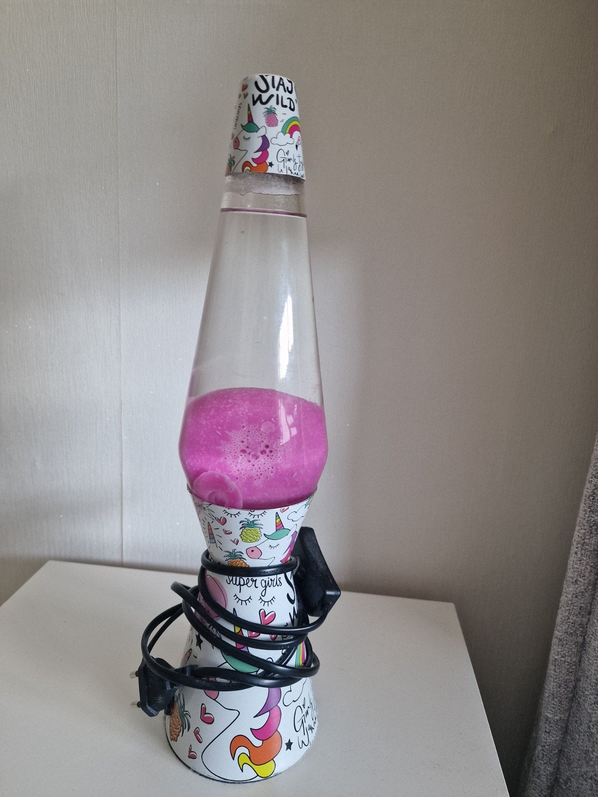 lavalamp, Ophalen, Lavalamp