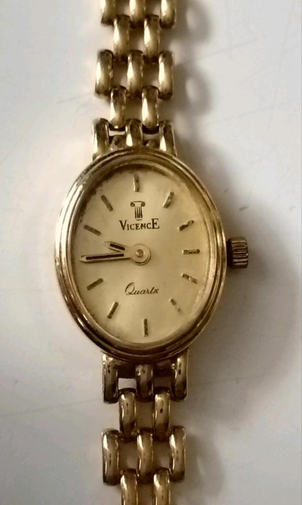 Gouden Vicence 18 karaats horloge, Overige merken, Ophalen of Verzenden, Zo goed als nieuw, Goud