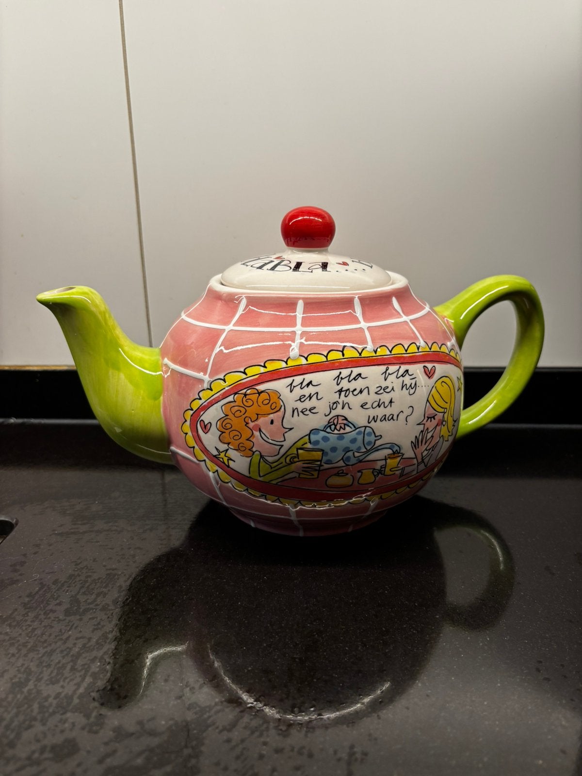 Theepot Blond Amsterdam blabla, Huis en Inrichting, Ophalen, Overige materialen, Zo goed als nieuw, Theepot