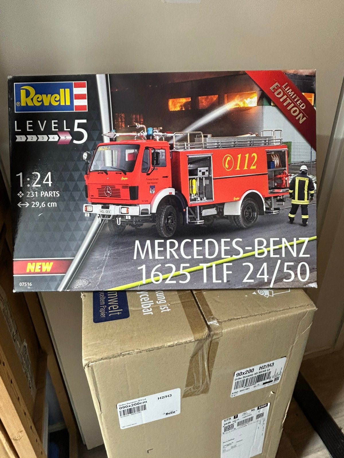 Revell 07516 Mercedes benz 1625 TLF 24/50, Revell, Groter dan 1:32, Nieuw, Ophalen of Verzenden