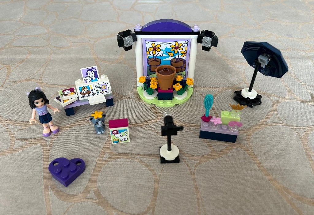 Lego Friends - 41305 - Emma's Fotostudio - met boekje, Lego, Ophalen of Verzenden, Zo goed als nieuw, Complete set