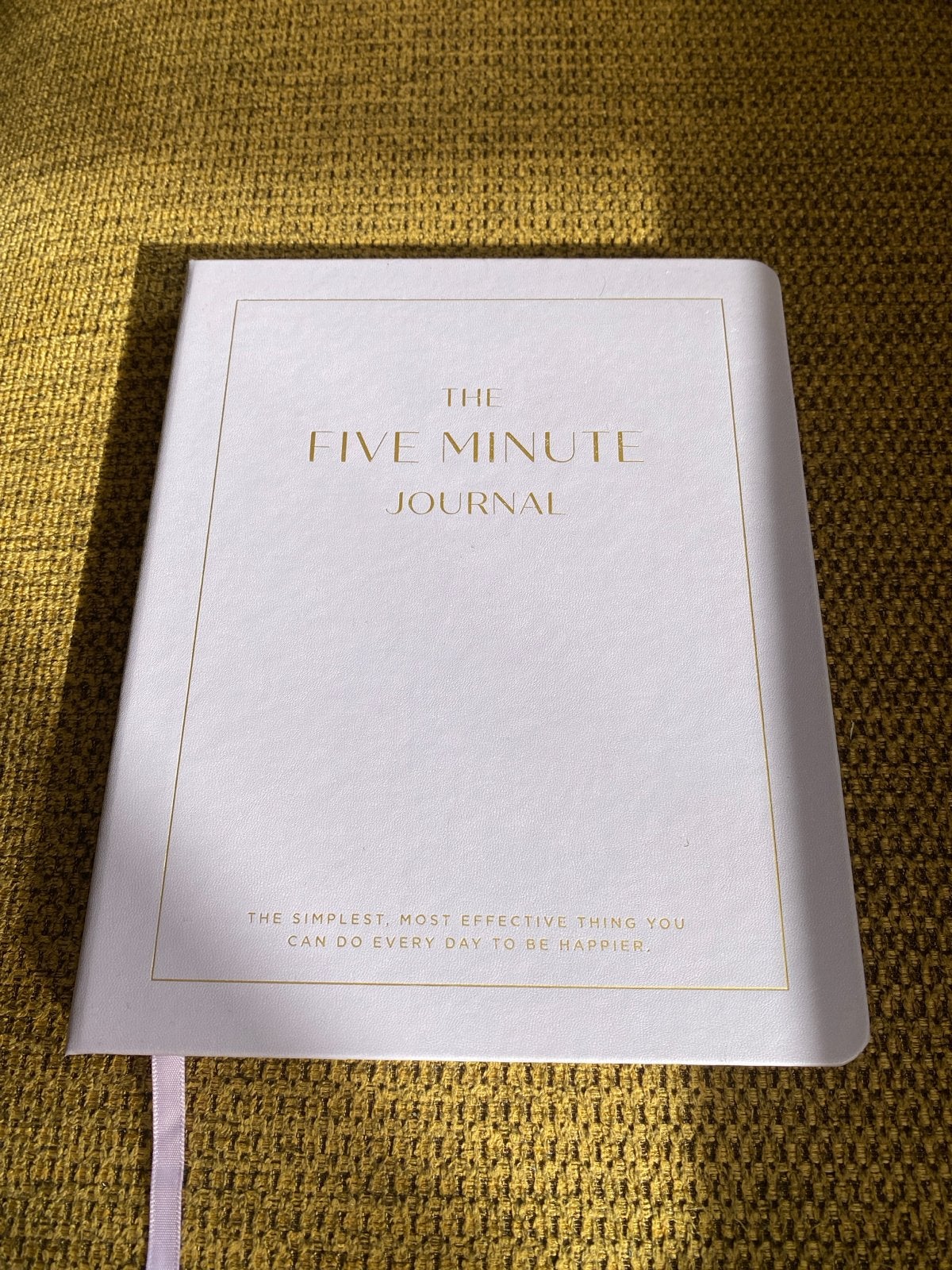 The five minute journal -, Diversen, Ophalen of Verzenden, Zo goed als nieuw, A5
