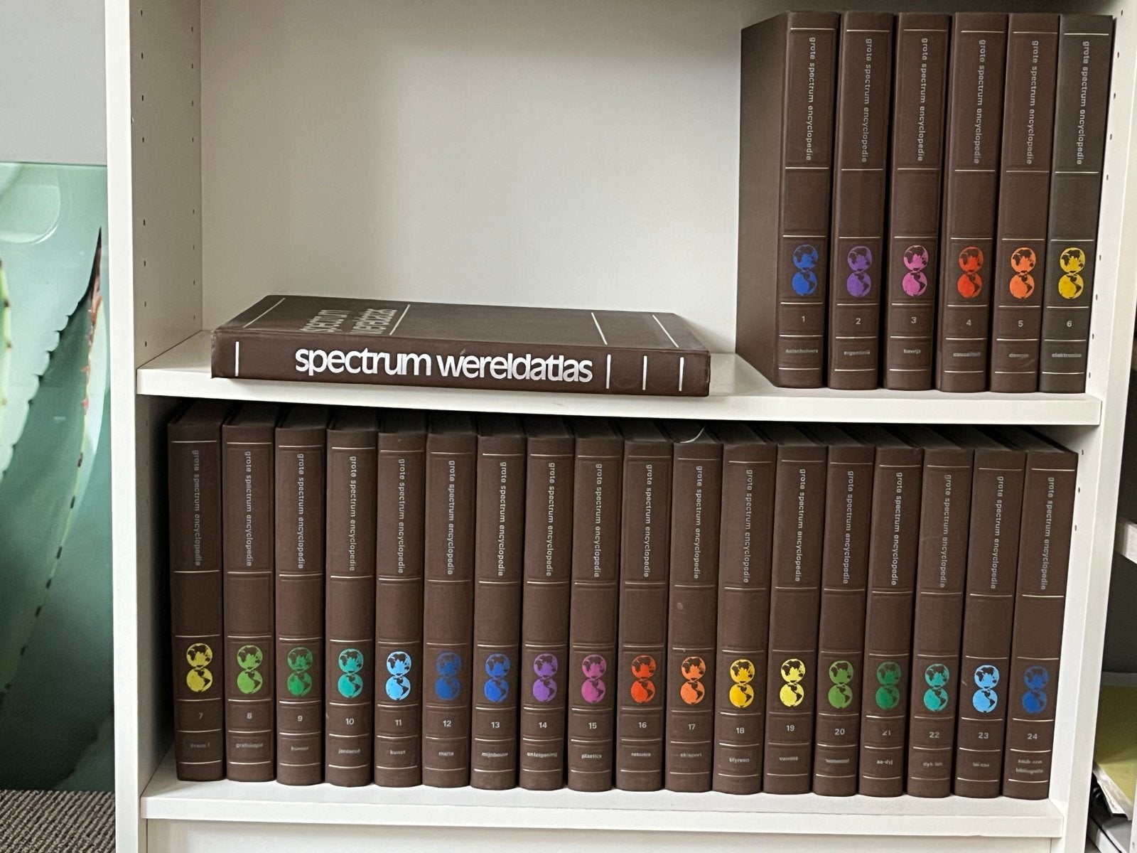 Grote Spectrum Encyclopedie + Spectrum Wereldatlas, Boeken, Encyclopedieën, Zo goed als nieuw, Complete serie, Algemeen, Ophalen