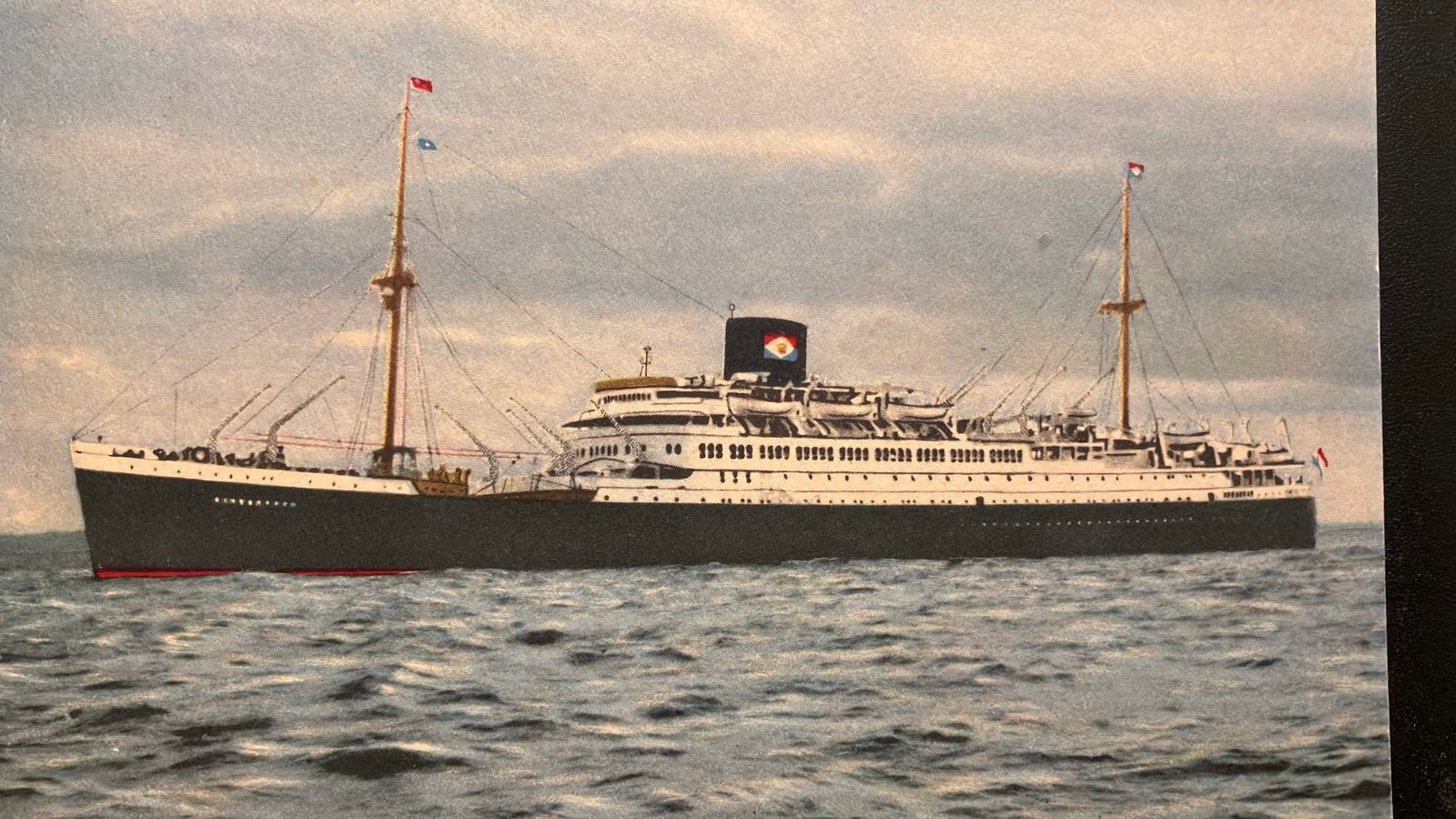 BOISSEVAIN 1937 KJCPL Java China Paketvaart KPM, Ophalen of Verzenden, Zo goed als nieuw, Kaart, Foto of Prent
