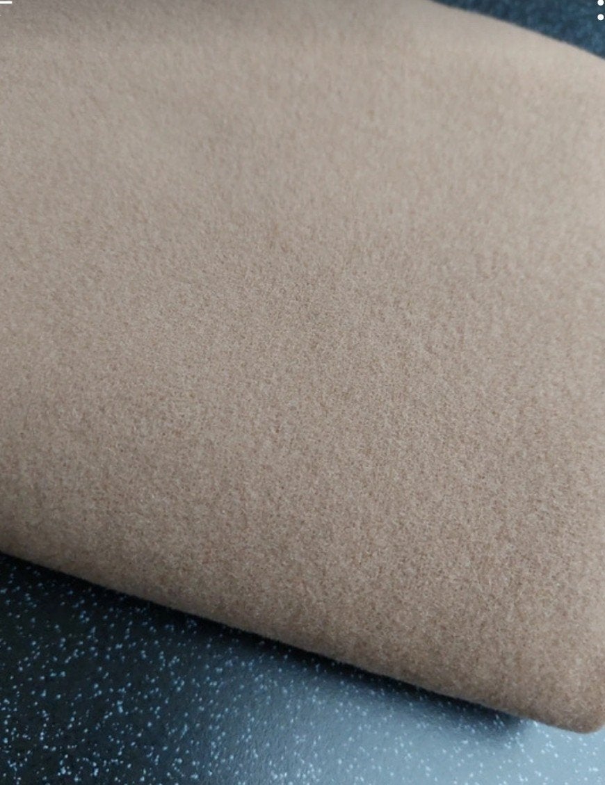 Stofpakket: camel stof 150 x 65 cm, rits, garen en voeringst, Overige materialen, Beige, Nieuw, Ophalen of Verzenden