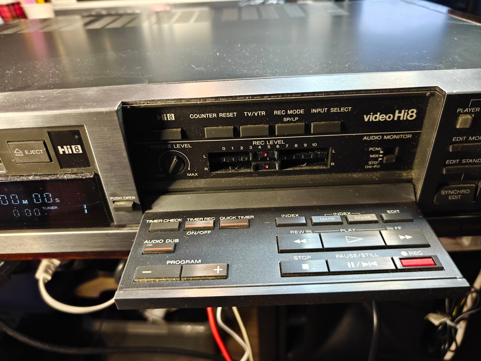 Sony EV-S1000E Hi8 Videorecorder + afstandsbediening, Audio, Tv en Foto, Videospelers, Ophalen of Verzenden