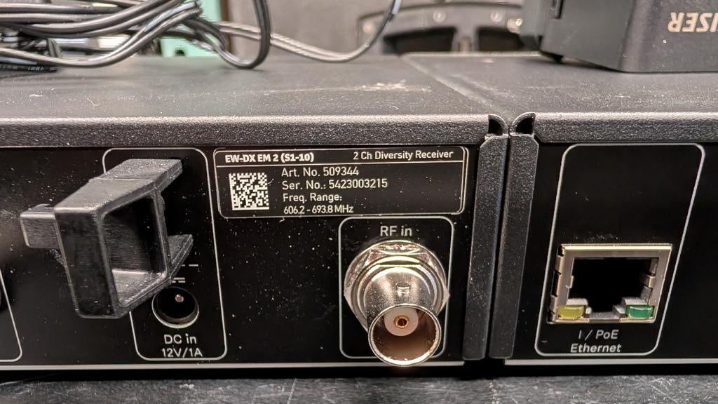 Sennheiser EW-DX EM 2 Draadloze Ontvanger (2 stuks), Ophalen, Overige typen, Nieuw, Draadloos