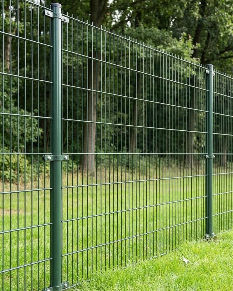 5 meter dubbelstaafmat hekwerk groen 80 cm, Ophalen, Nieuw, Dubbelstaafmat hekwerk, Nvt
