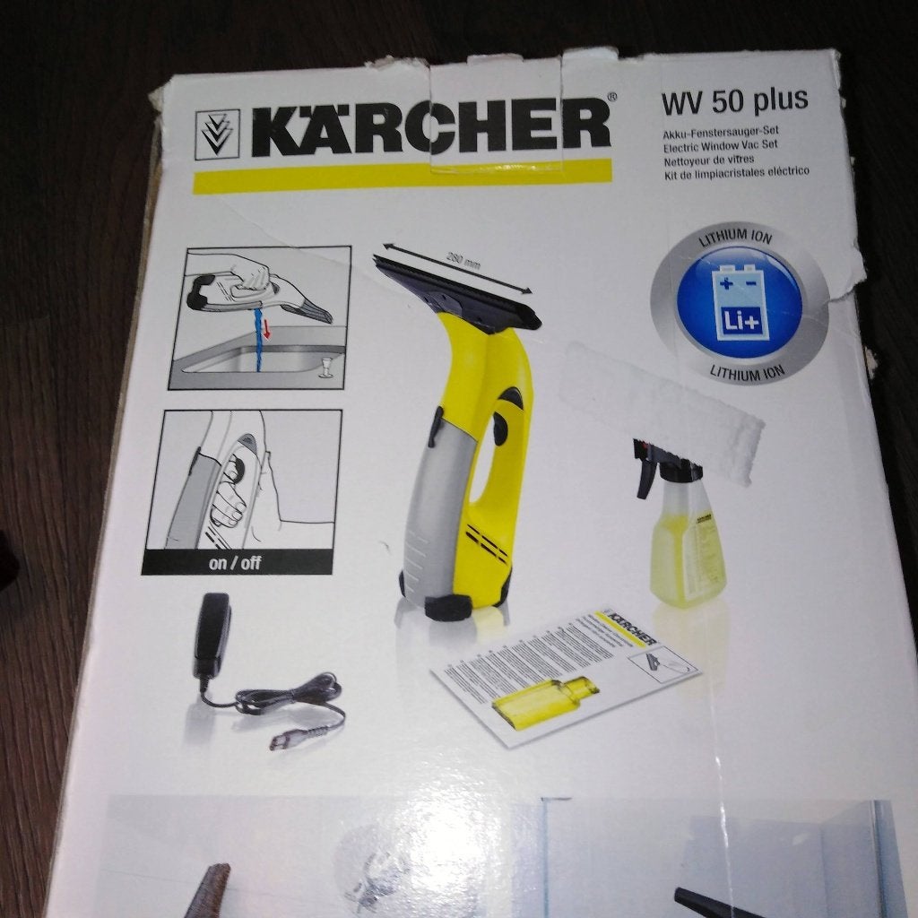 Kärcher Window Vac WV 50 Plus Ruitenreiniger, Ophalen, Raamwisser of Trekker
