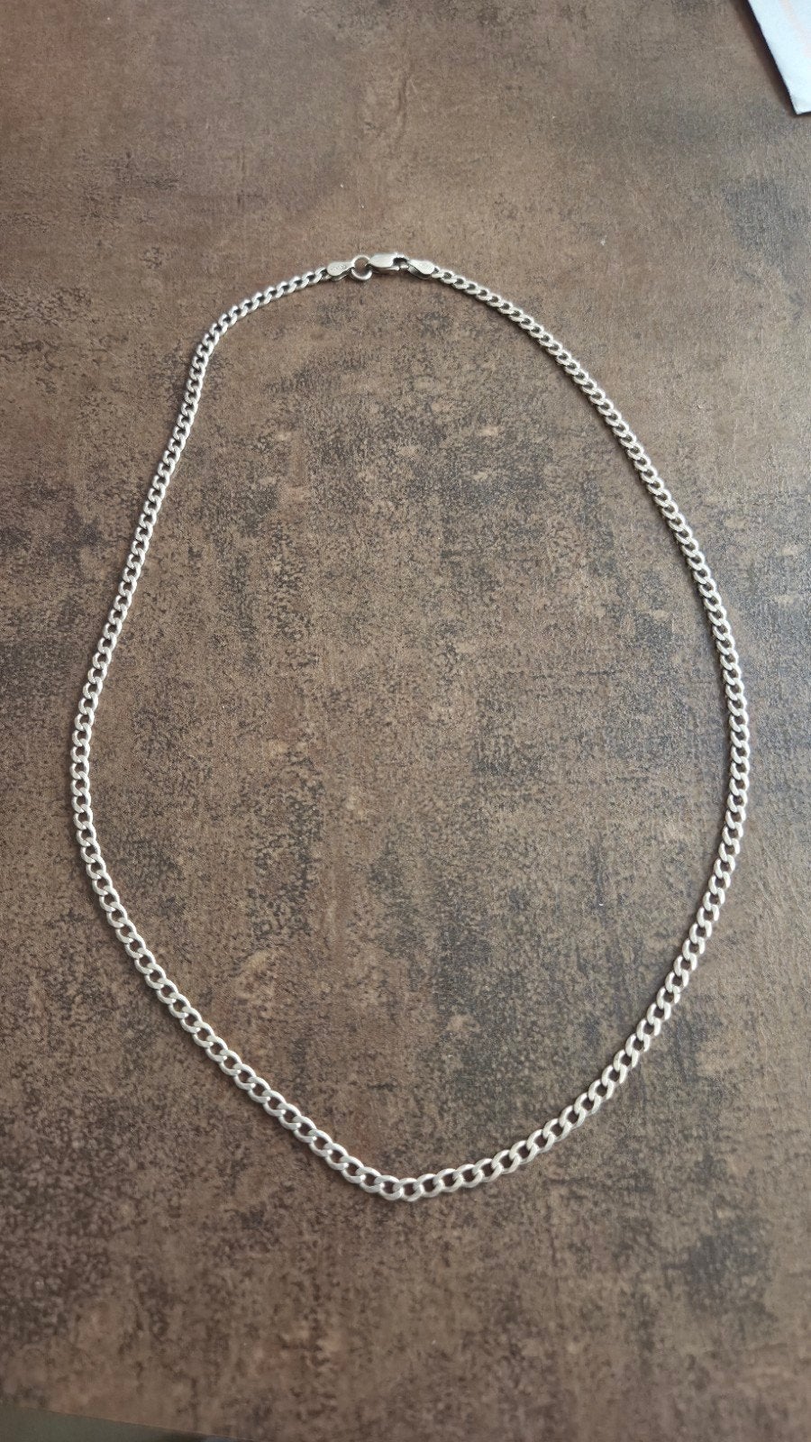 Zilveren gourmet ketting 925, Sieraden, Tassen en Uiterlijk, Kettingen, Ophalen of Verzenden, Zo goed als nieuw, Zilver, Zilver