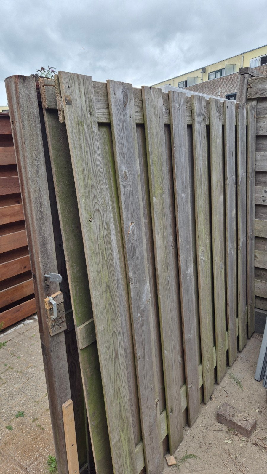 2x Schuttingdeel 180cm x 179cm, Ophalen