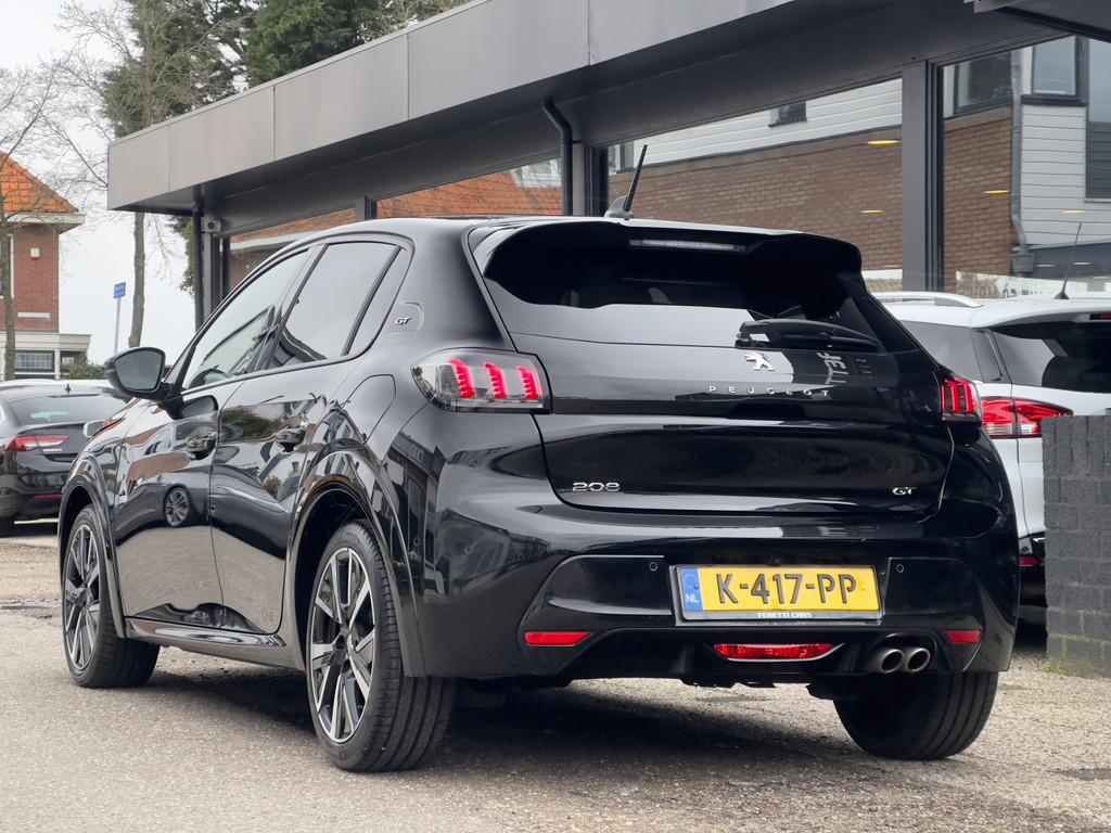 Peugeot 208 1.2 AUT8 GT-PACK 131PK PANODAK LEDER NAVI CAMERA, Gebruikt, Euro 6, 1199 cc, 1133 kg