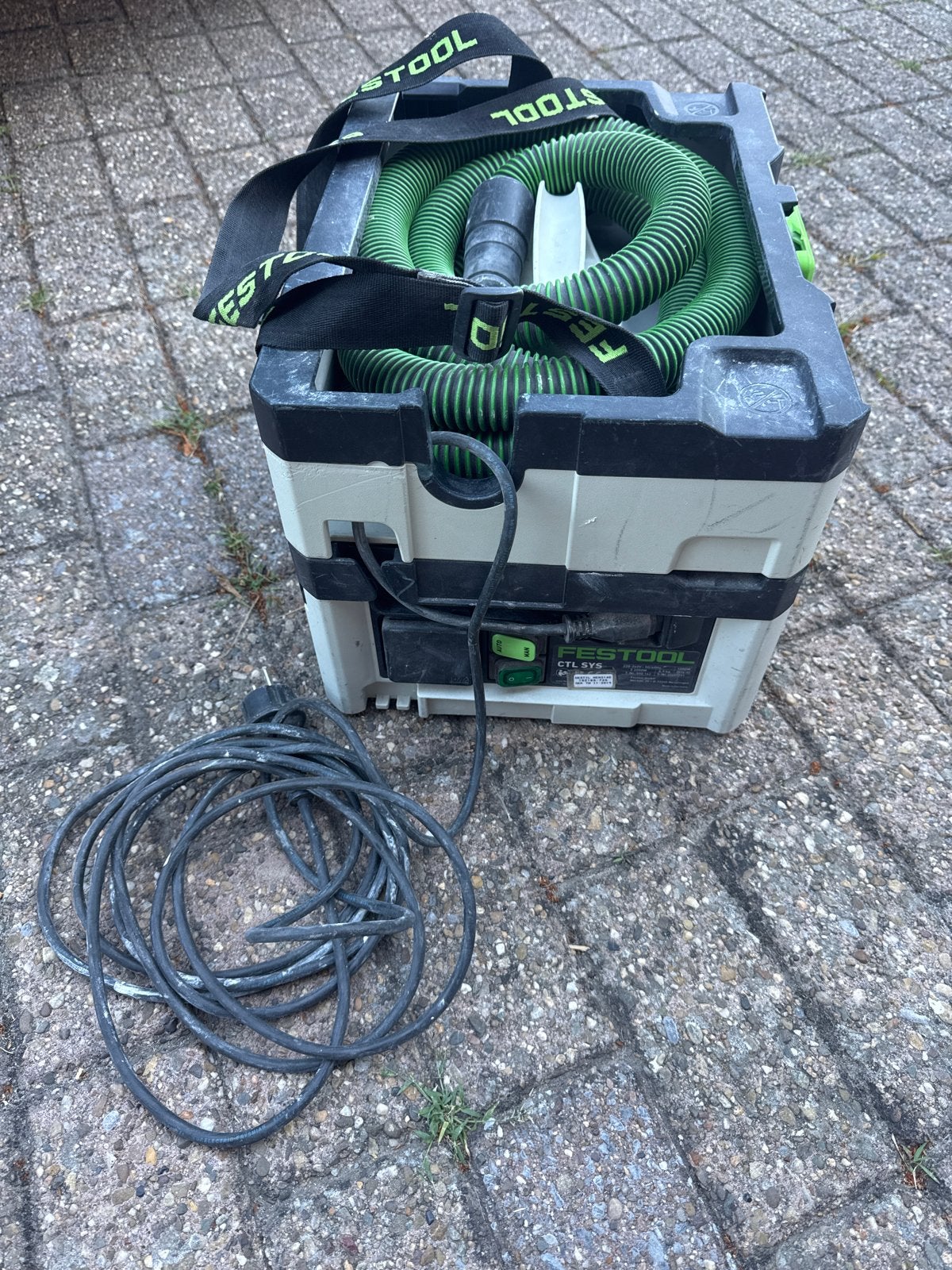 Festool CTL SYS Compacte Stofzuiger met Slang, Ophalen of Verzenden, Gebruikt, Waterstofzuiger