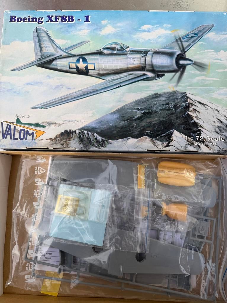Valom Boeing XF8B-1 Modelbouw Vliegtuig 1:72, Ophalen of Verzenden, Zo goed als nieuw