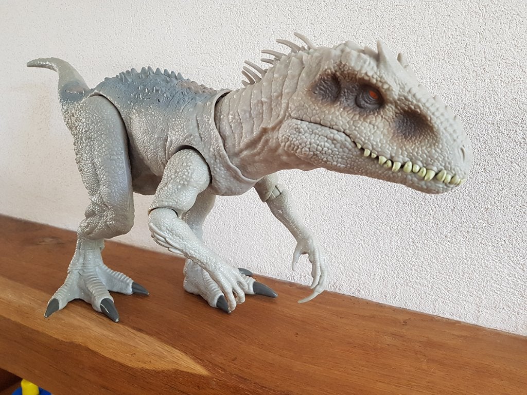 Jurassic World Destroy 'n Devour Indominus Rex (elektrisch), Kinderen en Baby's, Ophalen of Verzenden, Gebruikt