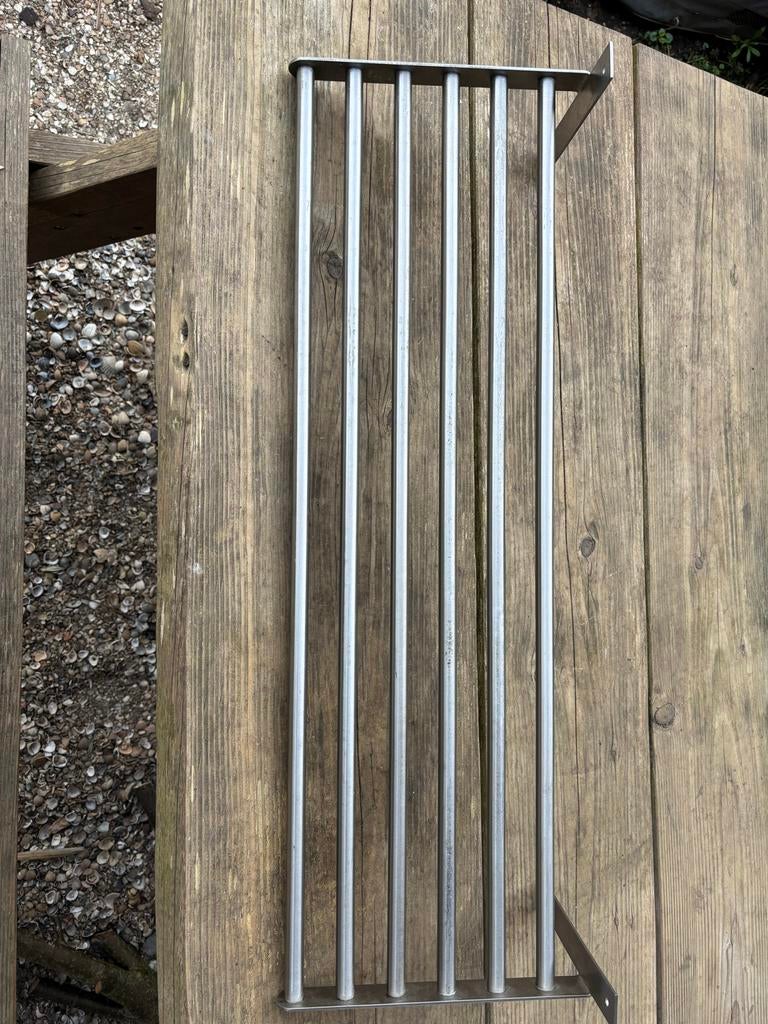 Ikea Grundtal wandrek handdoekenrek 80 cm breed, Ophalen, Gebruikt, Grijs, Handdoekenrek