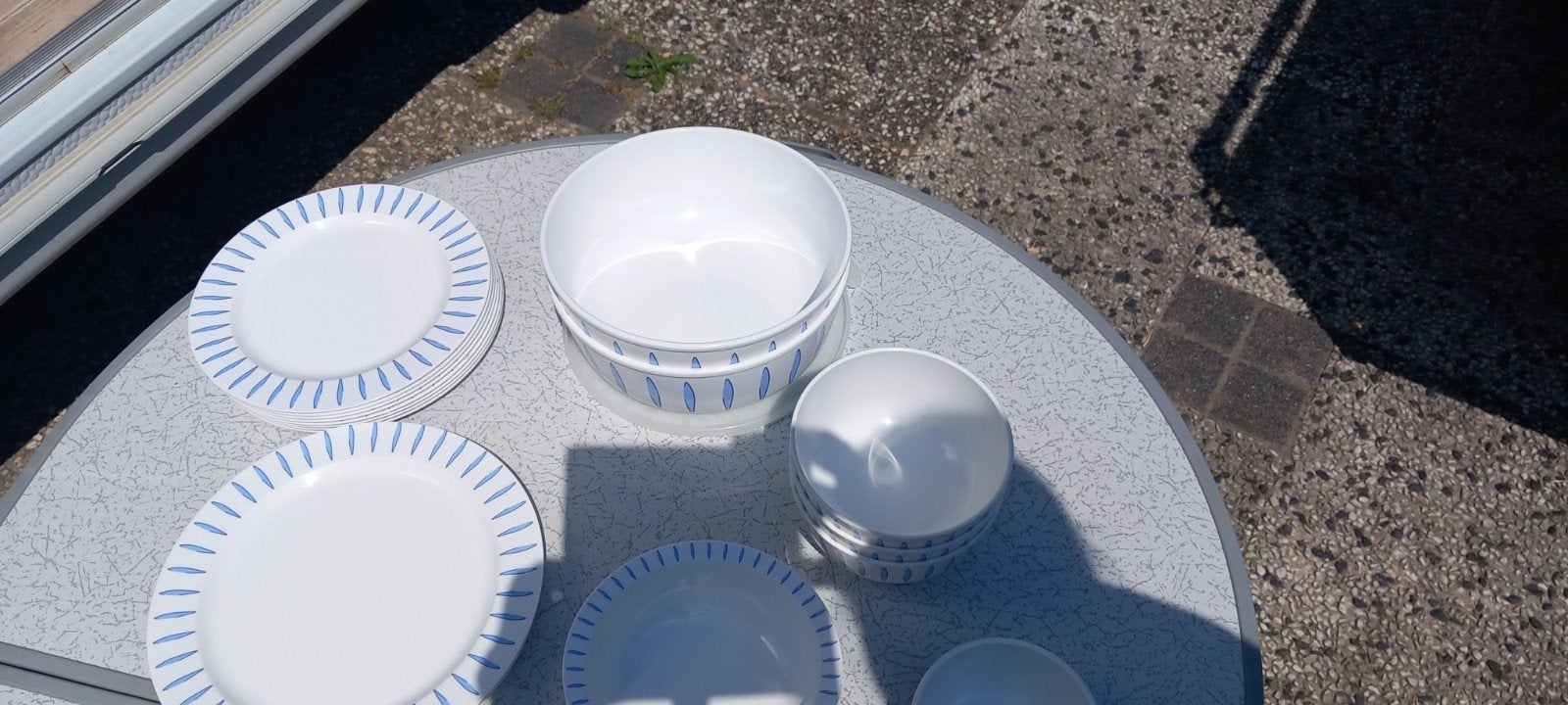 Kampeerservies Melamine (Illegio Rolly), Ophalen of Verzenden, Gebruikt