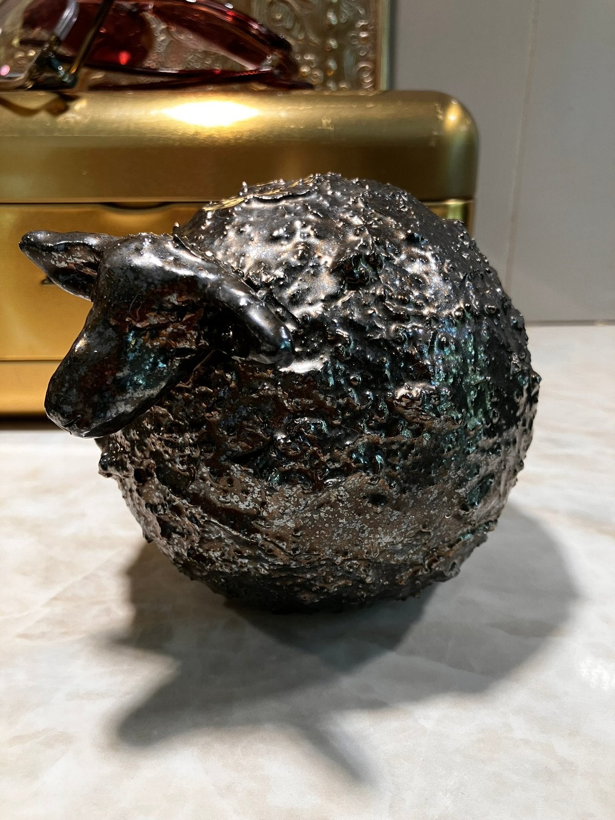 Studiokeramiek/ sculptuur Bolschaap/ Raku techniek, Ophalen of Verzenden