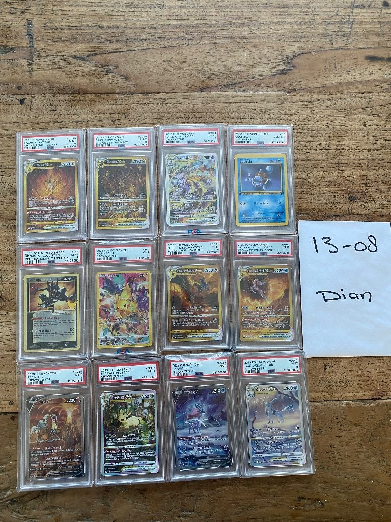 Pokemon divers PSA slabs 9&10, Ophalen of Verzenden, Zo goed als nieuw