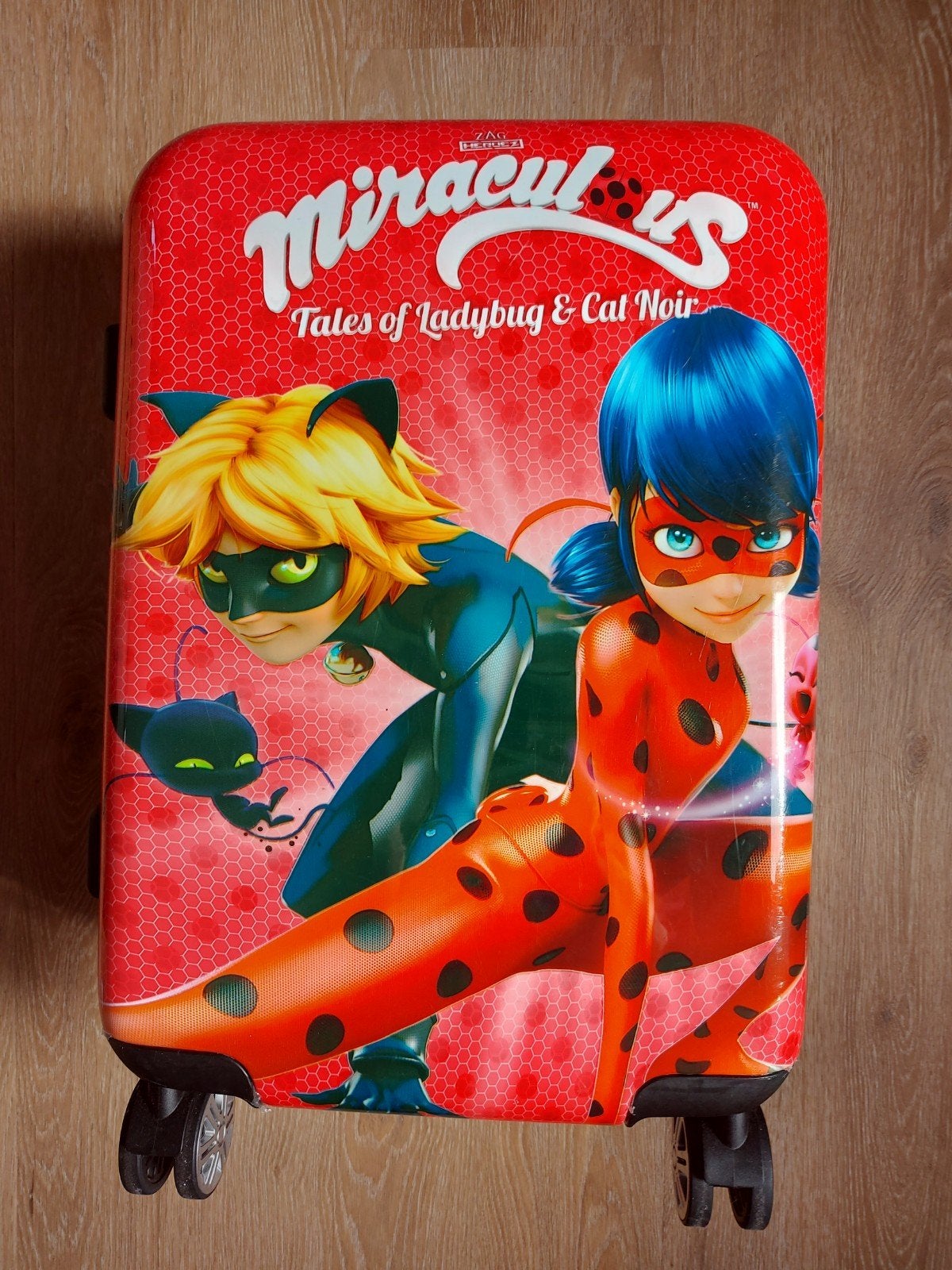 cabinekoffer Miraculous Ladybug, Ophalen, Hard kunststof, Minder dan 50 cm, Zo goed als nieuw