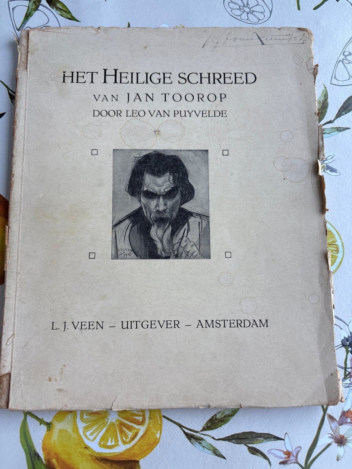 Het Heilige Schreed van Jan Toorop - Leo van Puyvelde, Ophalen of Verzenden, Gelezen, Nederland