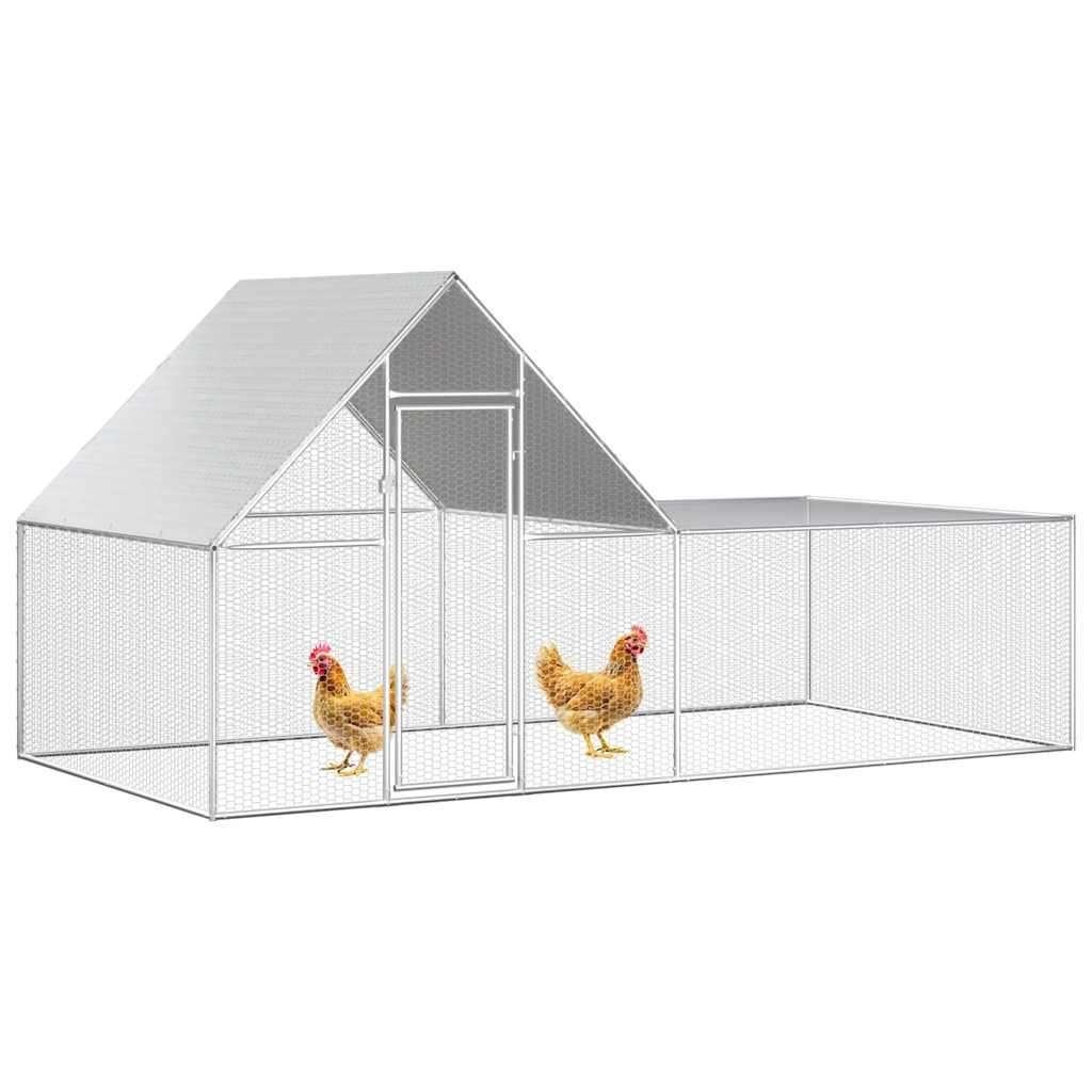 Buitenhok kippenhok kippenren 4x2x2 m GRATIS VERZENDING!, Dieren en Toebehoren, Pluimvee | Toebehoren, Kippenhok of Kippenren